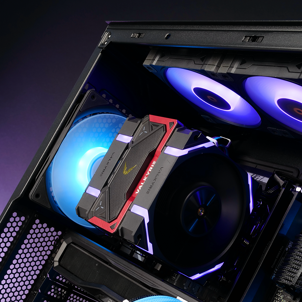 Valkyrie VK-02 Mid Tower ATX PC Case with LCD Screen