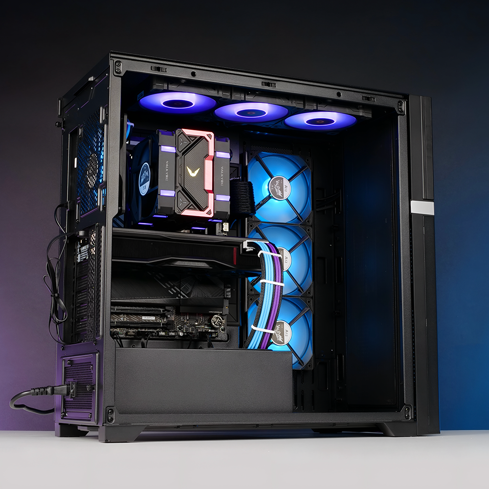 Valkyrie VK-02 Mid Tower ATX PC Case with LCD Screen