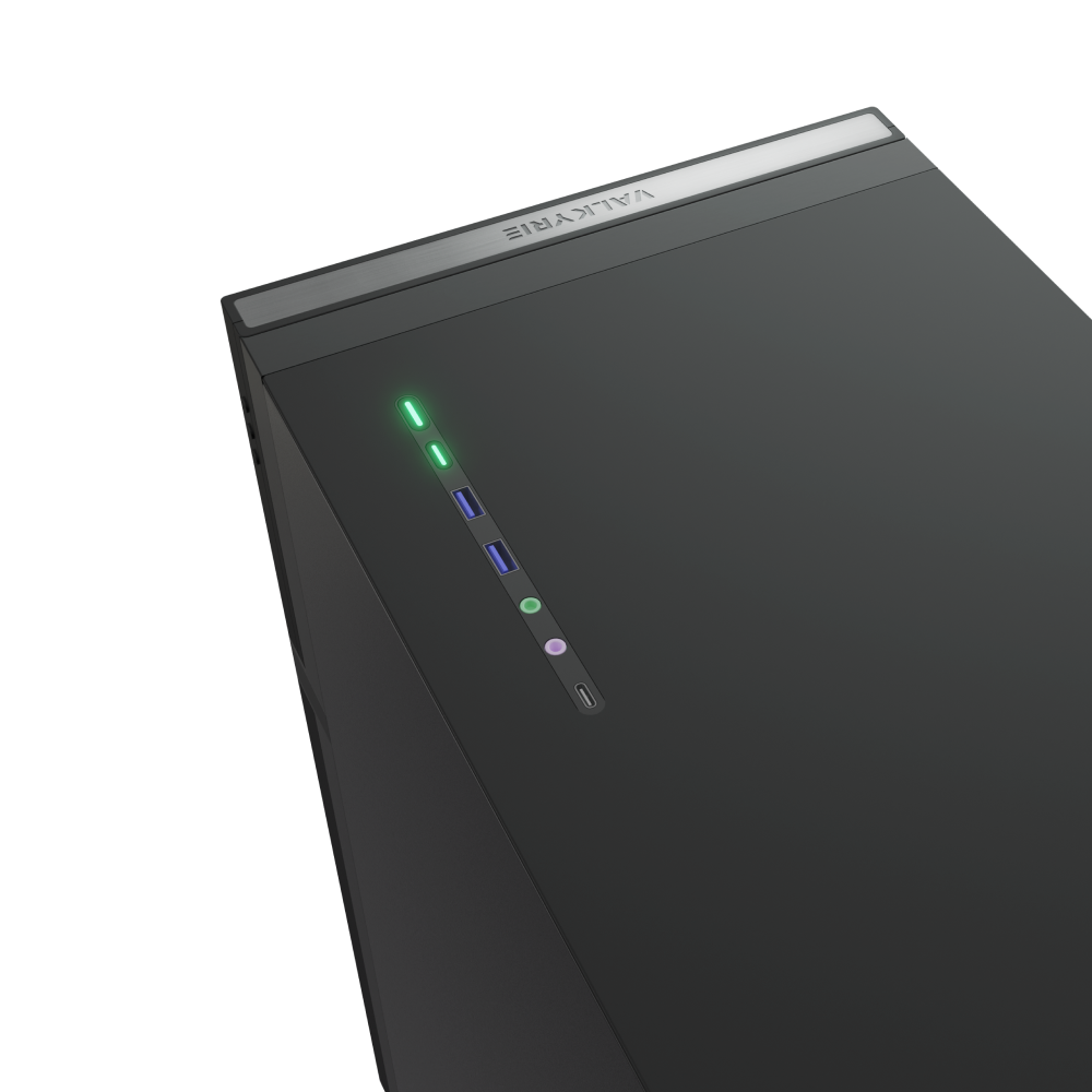 Valkyrie VK-02 Mid Tower ATX PC Case with LCD Screen