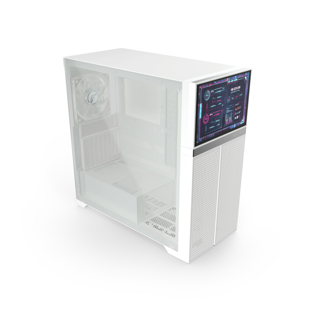 Valkyrie VK-02 Mid Tower ATX PC Case with LCD Screen