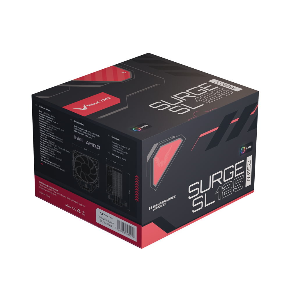 Valkyrie Surge SL125 CPU Air Cooler