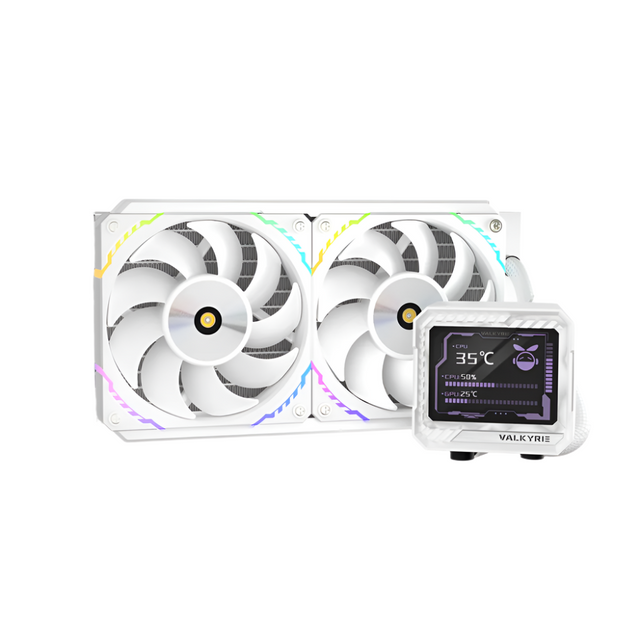 Valkyrie V240 AIO CPU Liquid Cooler with LCD Screen