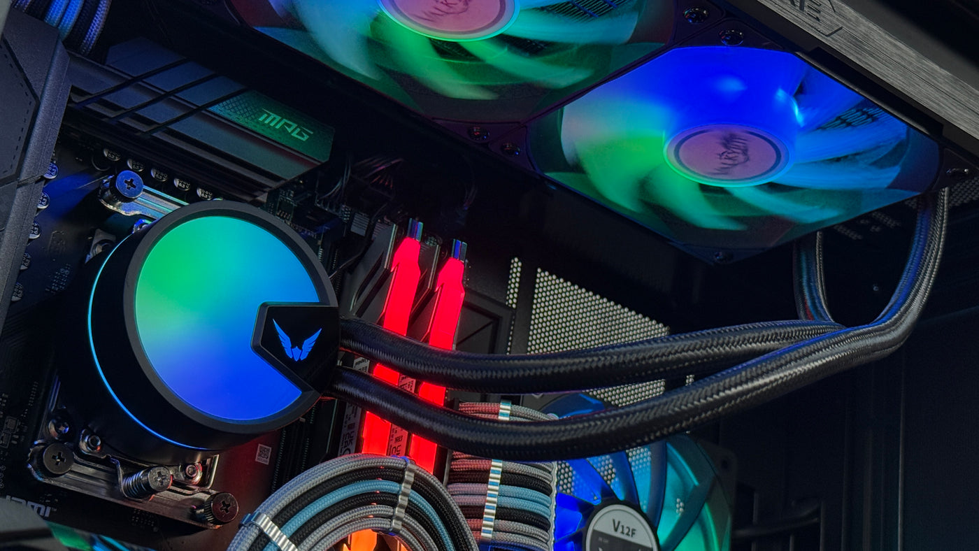 Valkyrie VK-02 Mid Tower ATX PC Case with LCD Screen