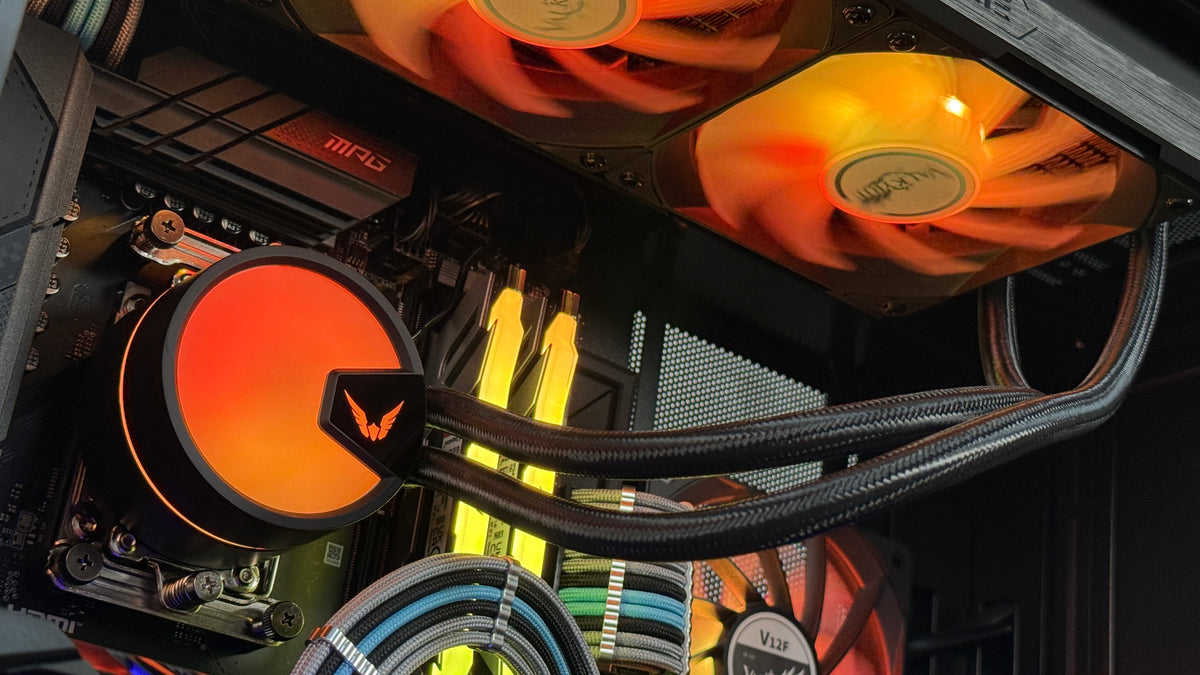 Valkyrie VK-02 Mid Tower ATX PC Case with LCD Screen