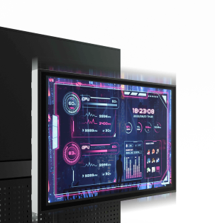 Valkyrie VK-02 Mid Tower ATX PC Case with LCD Screen