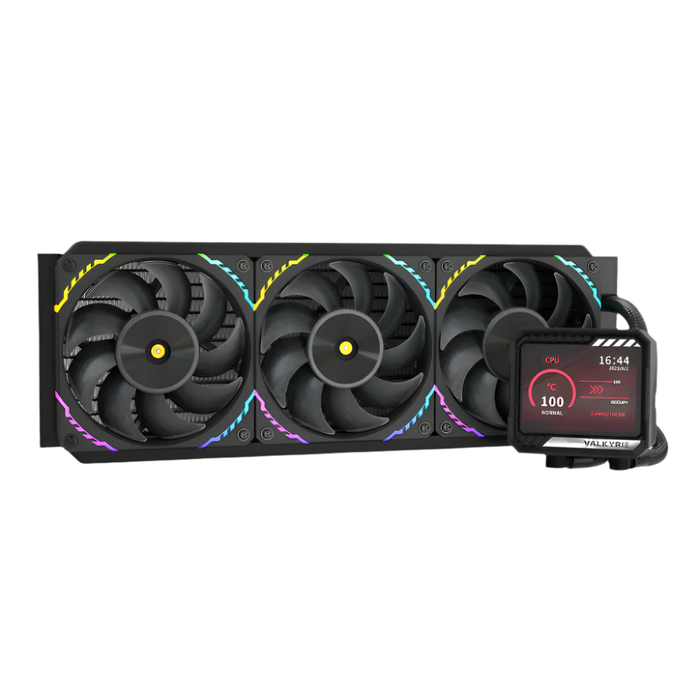CPUクーラーV360 Valkyrie 300w 水冷 ゲーミング PC Valkyrie V360 AIO CPU Liquid Cooler with LCD Screen